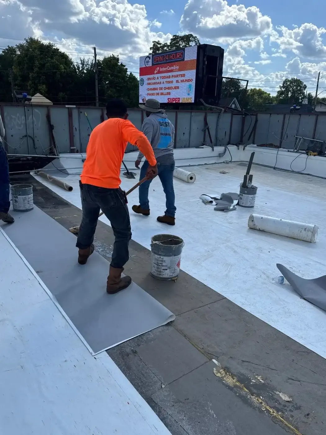 Flashing and seam work in Franklin